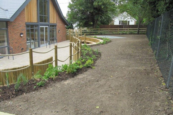 Patio and rear garden